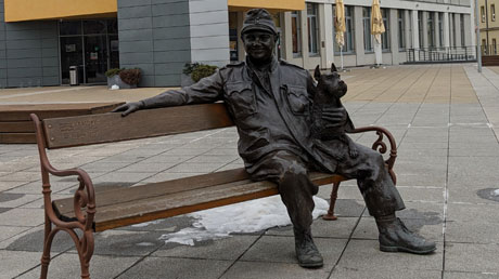 Kralupy nad Vltavou Socha Josefa &Scaron;veik