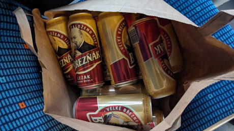 Breznak f�r die Bahnfahrt