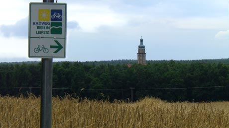 Radwegweiser Berlin-Leipzig