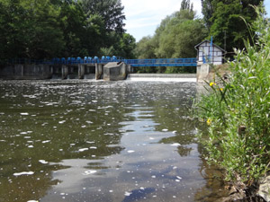 Bodewehr Stassfurt am Schütz