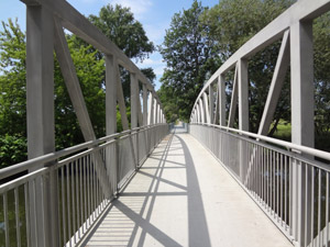 neue Brücke Gänsefurth