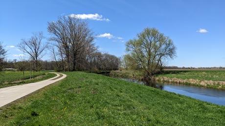 Boderadweg bei Wolmirsleben Boderadweg bei Wolmirsleben