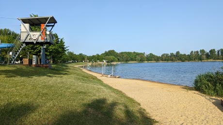 Löderburger See Strand