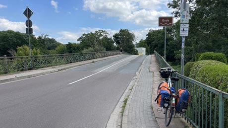 Nienburg Bode mit Brcke