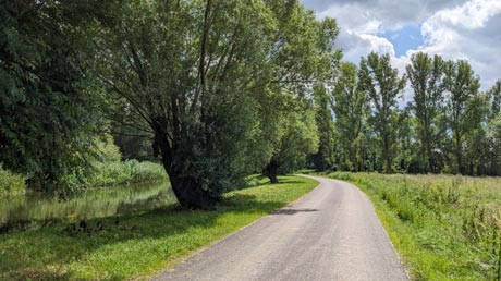 Boderadweg zwischen Unseburg und Rothenförde Boderadweg zwischen Unseburg und Rothenförde