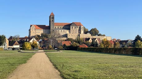 Quedlinburg Schlossberg mit Stiftskirche Quedlinburg Schlossberg mit Stiftskirche