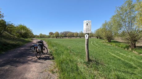 Boderadweg vor Wedderstedt Boderadweg vor Wedderstedt