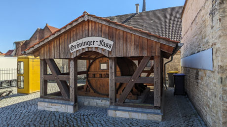 Gröninger Fass am Museum Gröninger Fass am Museum