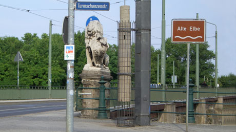 Start an der Anna-Ebert-Br&uuml;cke