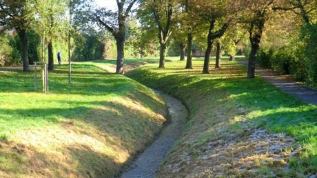 Börderadweg an der Schrote Börderadweg an der Schrote