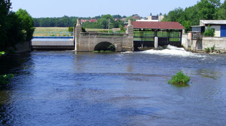 Bode-Wehr in Oschersleben