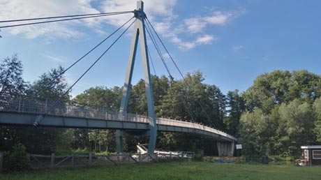 Dahmeradweg 2019: Brücke Prieros