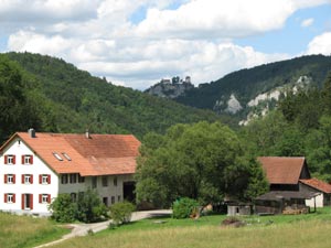 Blick zum Schloss Bronnen Blick zum Schloss Bronnen
