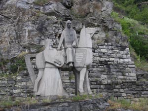 Wachau Reiterstatue Dürnstein Wachau Reiterstatue Dürnstein