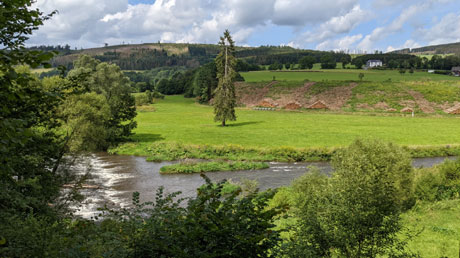 Ausblick auf Eder-Landschaft Ausblick auf Eder-Landschaft