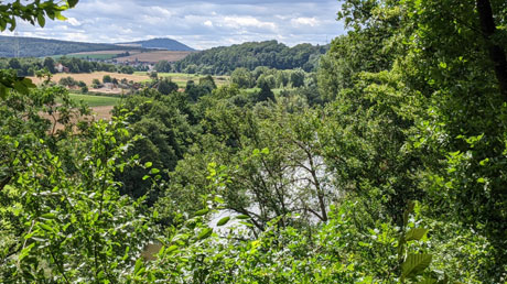 Ausblick vom Eder-Radweg