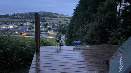 Trekking-Zeltplatz Usseln, Ausblick Trekking-Zeltplatz Usseln, Ausblick