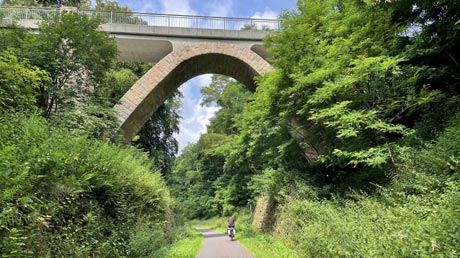 Ederseebahnradweg Brücke