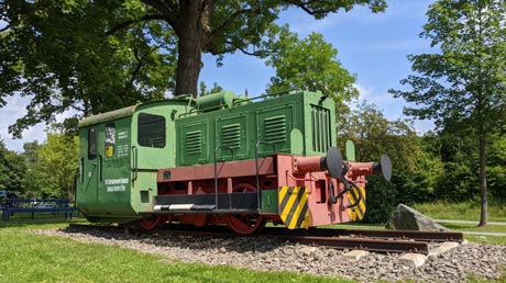 Lokomotive in Korbach