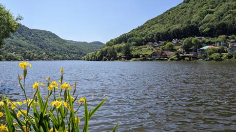 Labe hinter Ústí nad Labem Labe hinter Ústí nad Labem