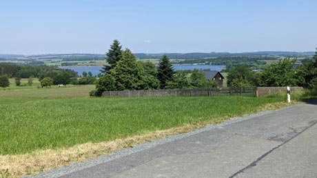 Blick zur Förmitztalsperre Blick zur Förmitztalsperre