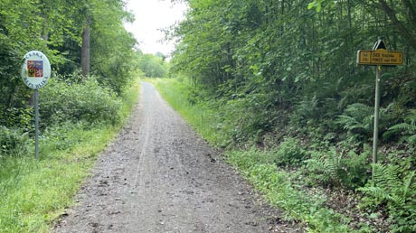 Ohře-Eger-Radweg Grenzübergang Ohře-Eger-Radweg Grenzübergang