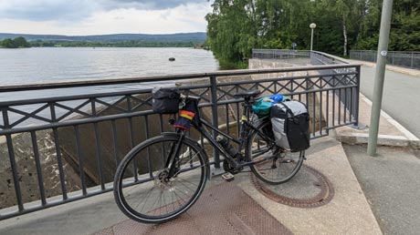 Ankunft am Weißenstädter See Ankunft am Weißenstädter See