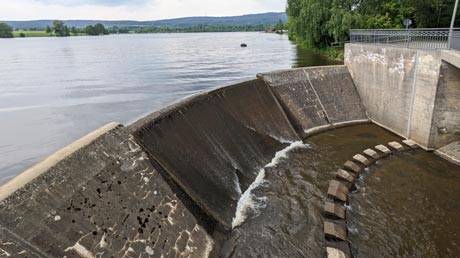Auslauf am Weißenstädter See Auslauf am Weißenstädter See
