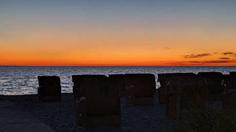 Insel Poel Abendrot am 3. Abend