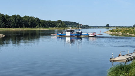 Elberadweg Lenzen Elbf�hre