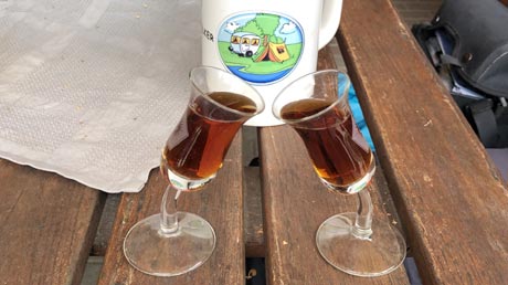 Campingplatz Schnaps