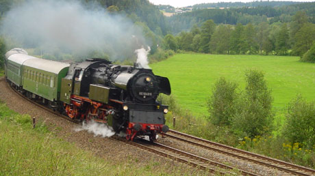 Dampflok bei Rebersreuth
