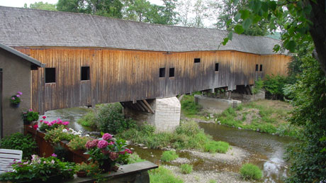 Holzbr&uuml;cke Weischlitz