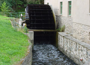 Clodramühle Wasserrad Clodramühle Wasserrad
