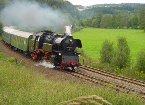 Dampflok bei Rebersreuth