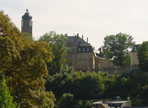 Blick zur Burg Greiz Blick zur Burg Greiz
