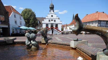 Lingen am Emsradweg