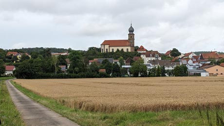 Ausblick nach Eyershausen