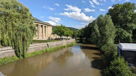 Fränkische Saale in Bad Kissingen Fränkische Saale in Bad Kissingen