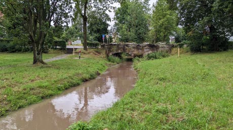 Saalebrcke in Bad Knigshofen