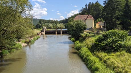 Frnkische Saale in Grfendorf