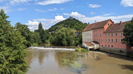 Trimburg und Saalewehr