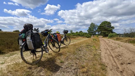 Mit dem Rad durch die Heide Mit dem Rad durch die Heide