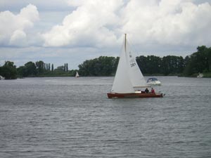 Segelboot auf der Havel Segelboot au der Havel