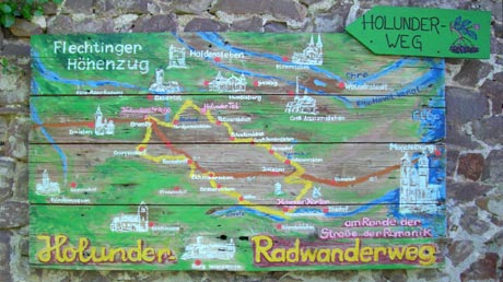 Holzschild Holunderweg