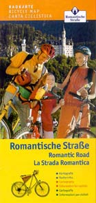Radkarte Romantische Straße vom Main zu den Alpen