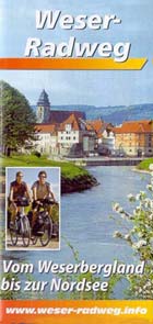 Weserradweg Faltblatt