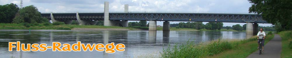 Fluss-Radwege: Elberadweg am Wasserstraßenkreuz Magdeburg