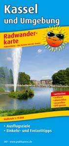 Radwanderkarte Kassel und Umgebung