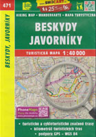 Wanderkarte Beskydy Javorn�ky